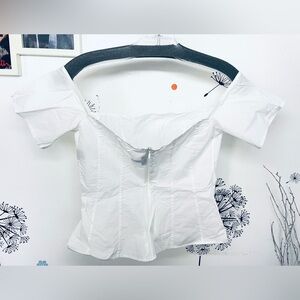 Morgane Le Fay Elegant white Blouse